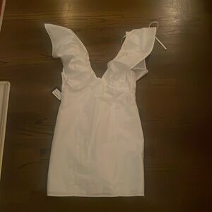 White mini dress, size small